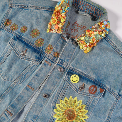 the ‘sunny days’ denim jacket