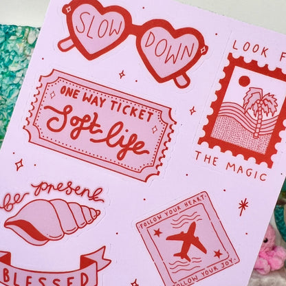 brighter days sticker sheet