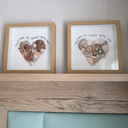 ocean heart - framed art