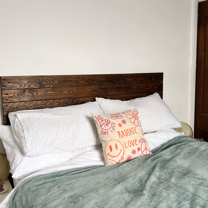 hippie heart cushion
