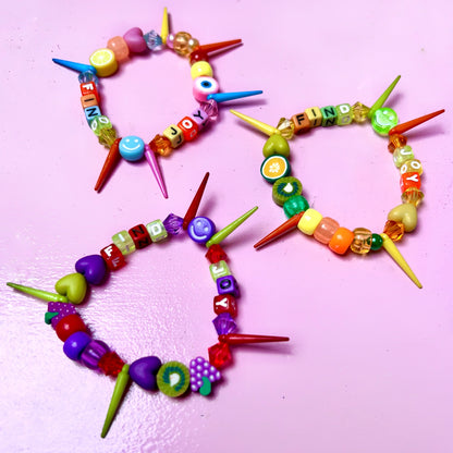 find joy pick'n'mix bracelets