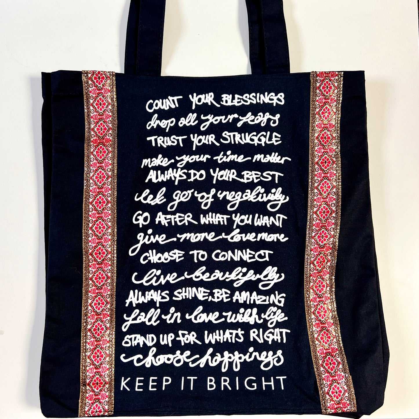 the reminders tote bag