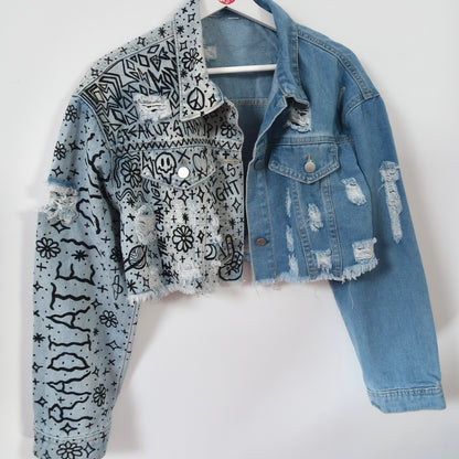 the ‘heart on sleeve’ denim jacket