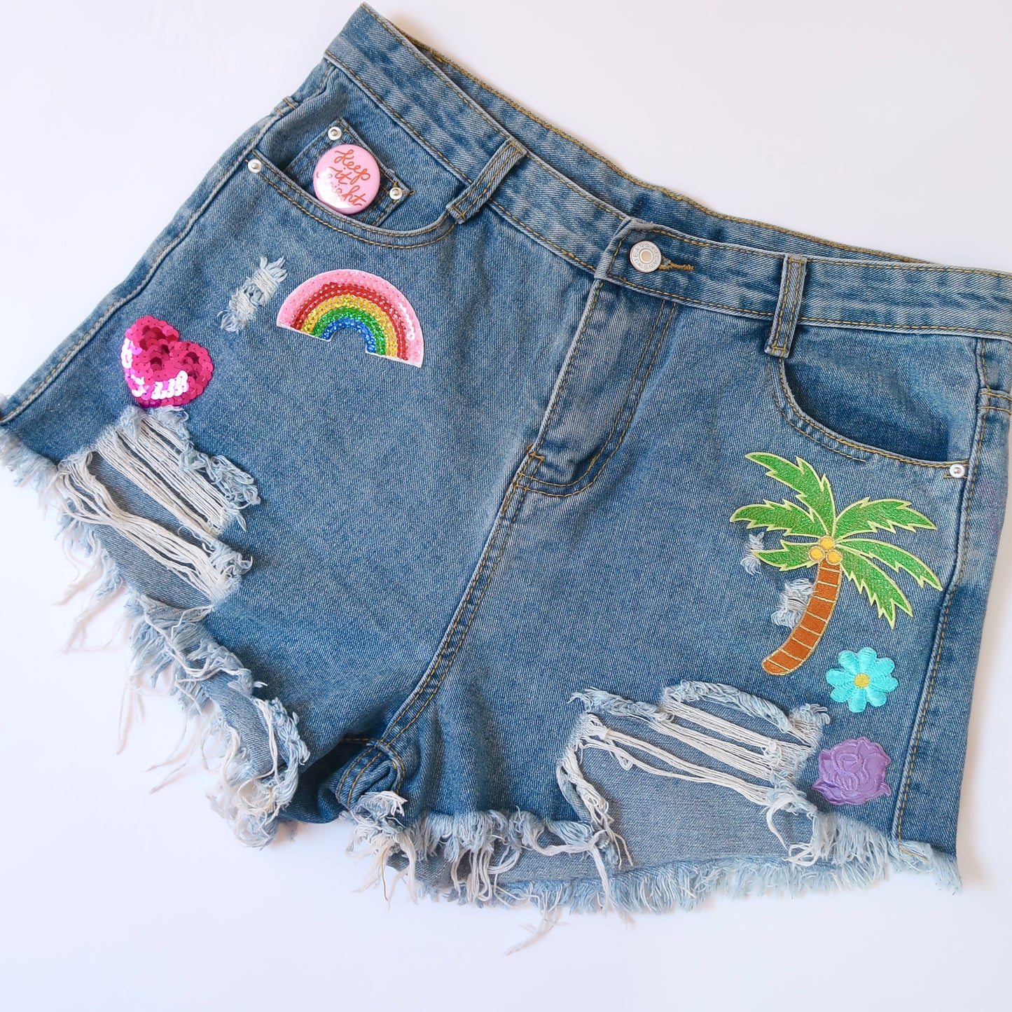 endless summer denim shorts