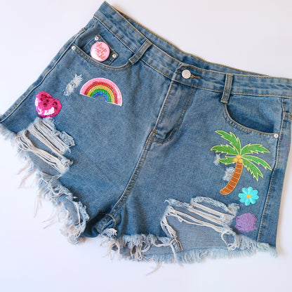 endless summer denim shorts