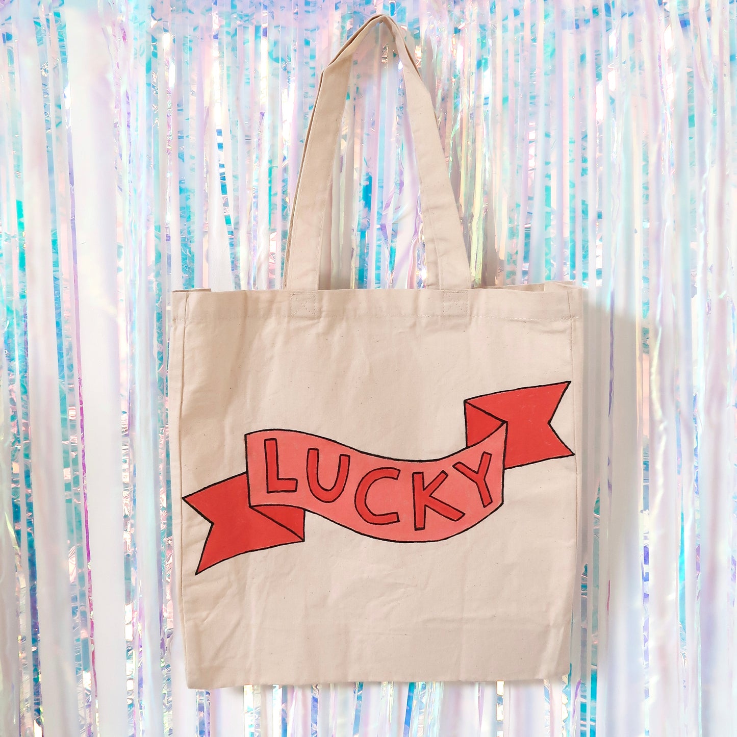 lucky - large tote bag