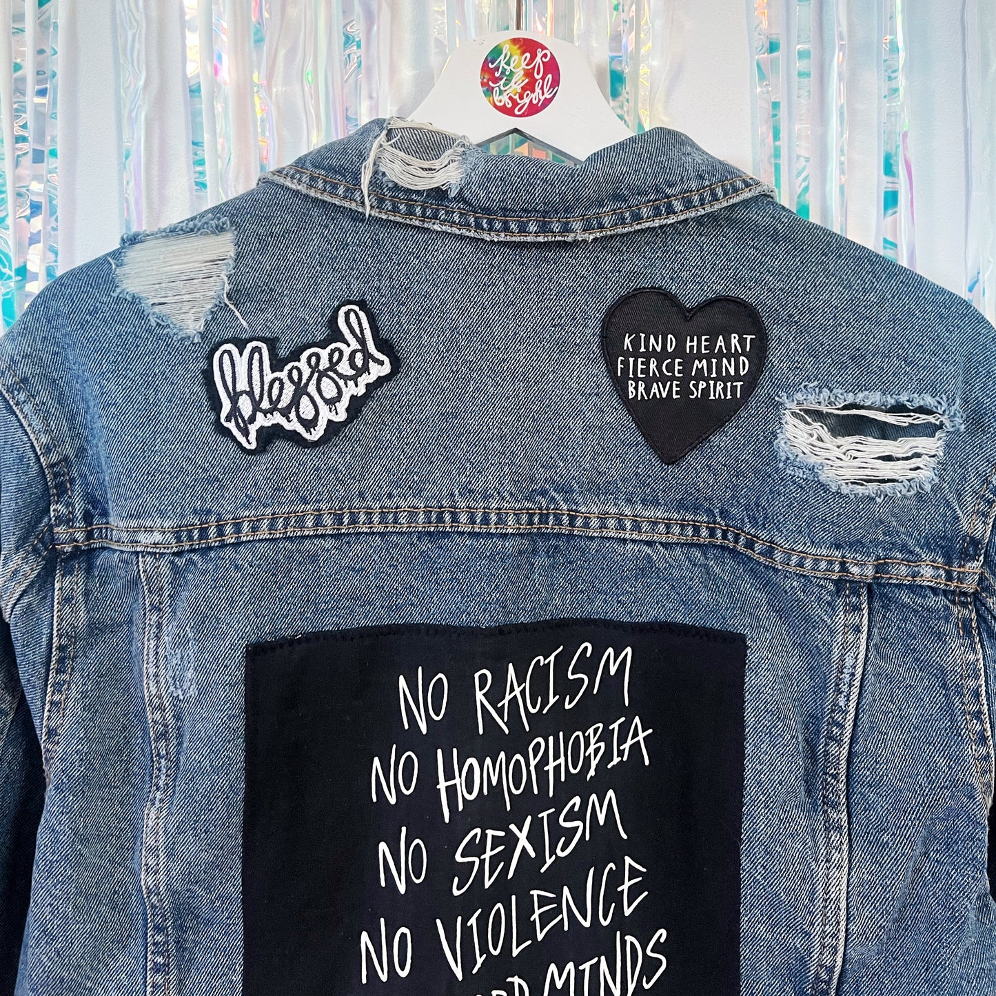 the ‘punk’ denim jacket