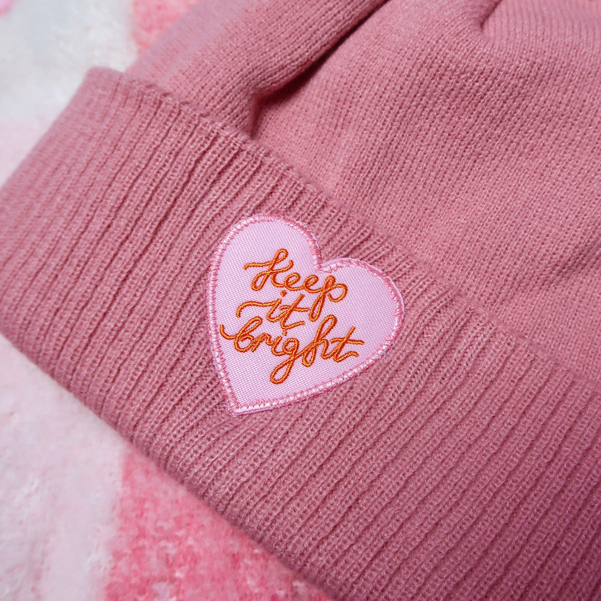 keep it bright bobble hat