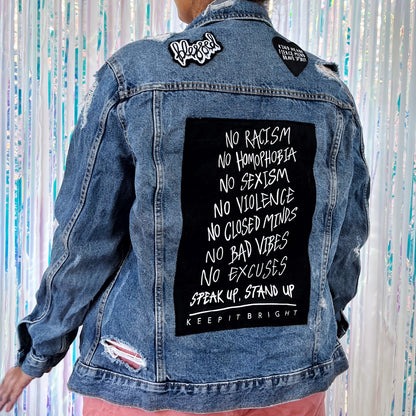 the ‘punk’ denim jacket