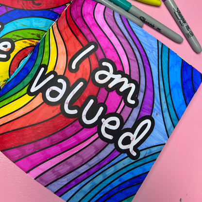 affirmation colouring book