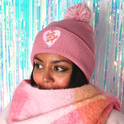 keep it bright bobble hat