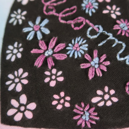 blooming tie dye hoodie