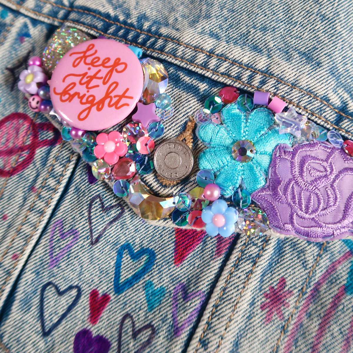 the ‘cosmic’ denim jacket