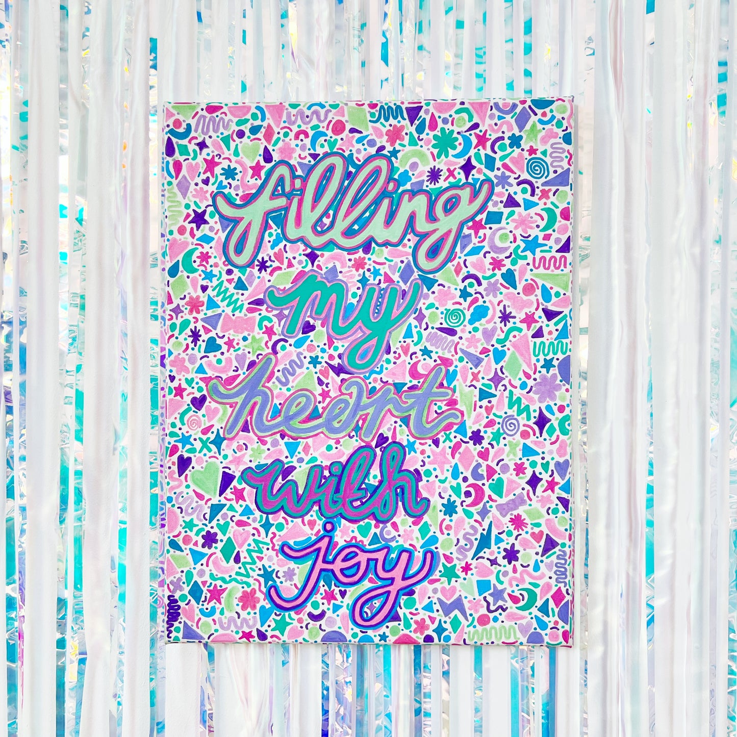 filling my heart with joy canvas