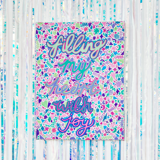 filling my heart with joy canvas