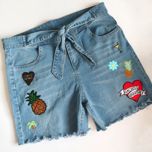 summer nights denim shorts