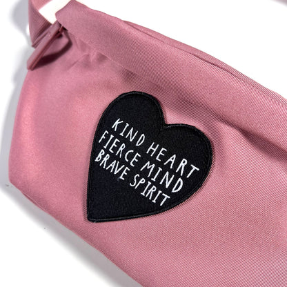 kind heart, fierce mind, brave spirit bum bag / waist pack