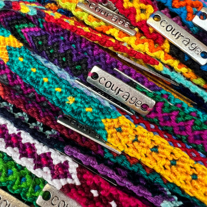 woven affirmation bracelets