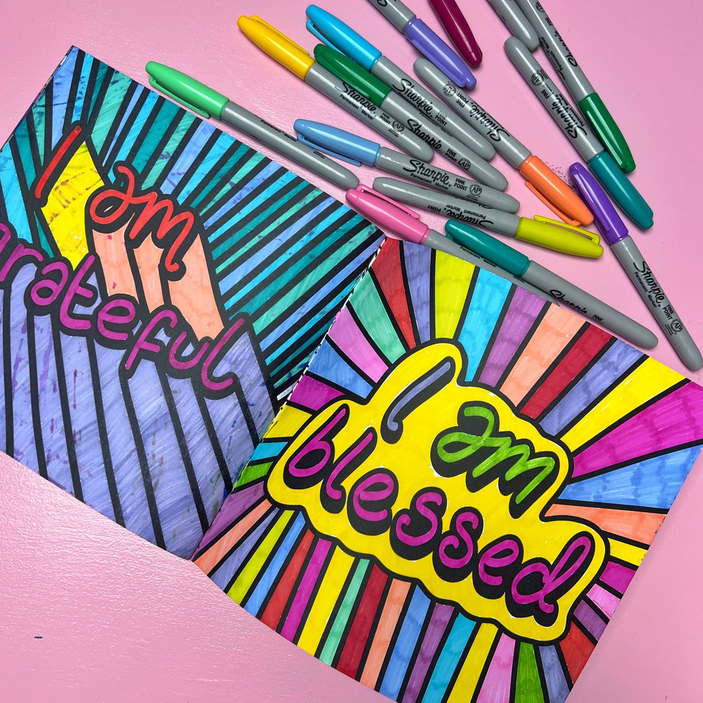 affirmation colouring book