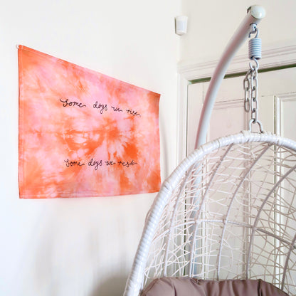 some days we rise, some days we rest wall hanging