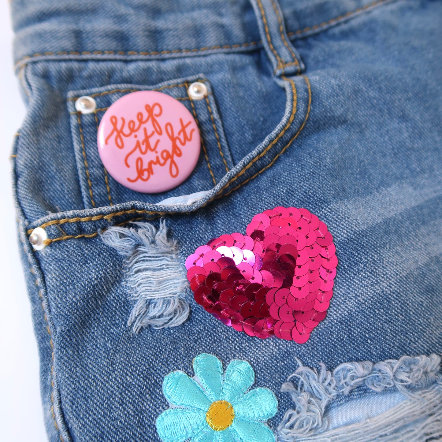 summer dream denim shorts