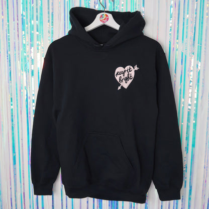 filling my heart with joy pullover hoodie - dark navy