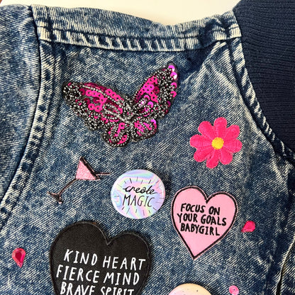 the 'candy’ crop denim jacket