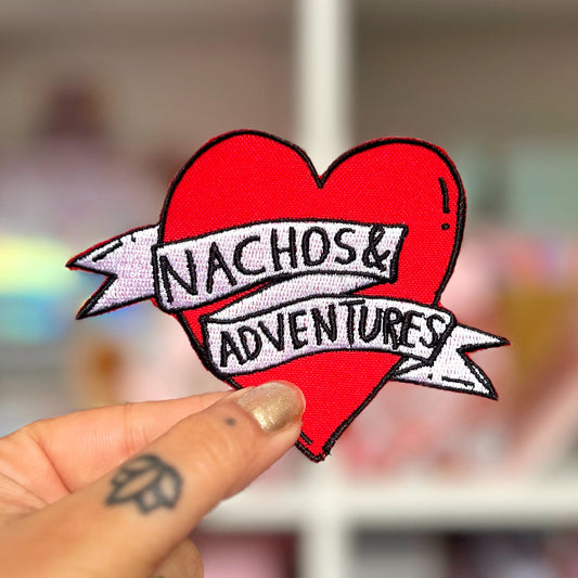 nachos & adventures sew-on patch