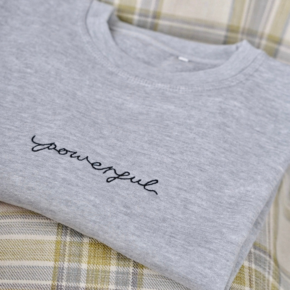 powerful embroidered sweatshirt | 4 colours