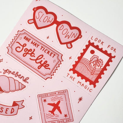 brighter days sticker sheet