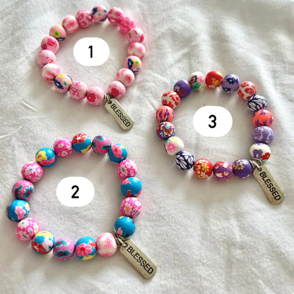 blessed floral bracelets