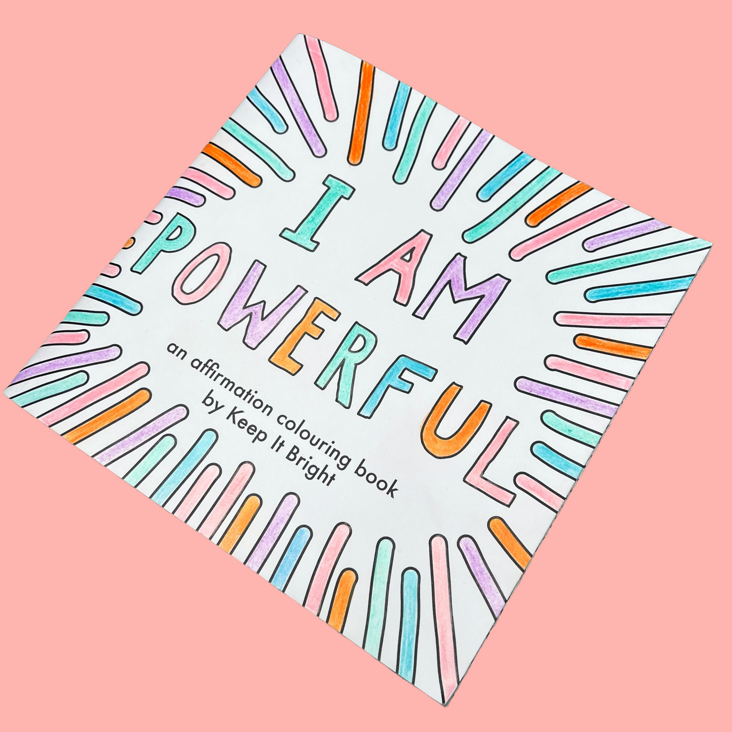 affirmation colouring book