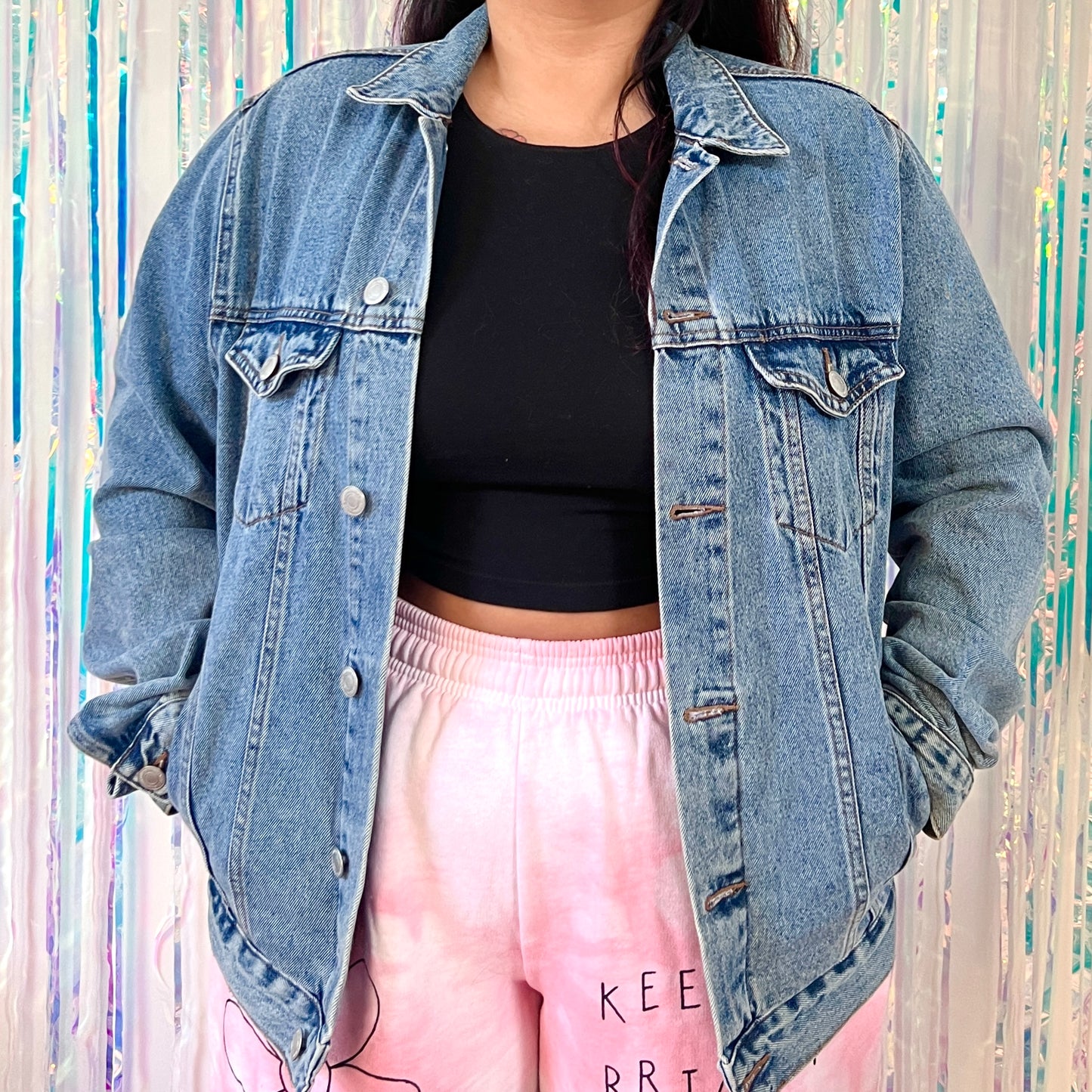 stand up, speak up denim jacket