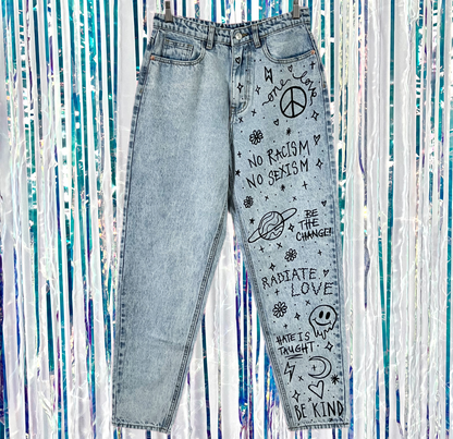 scrawl jeans