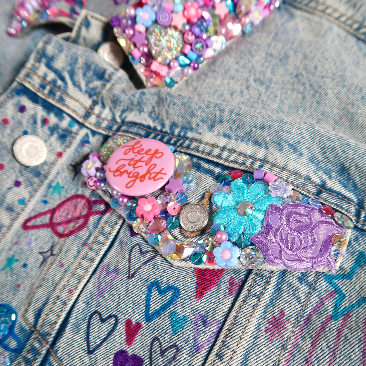 the ‘cosmic’ denim jacket