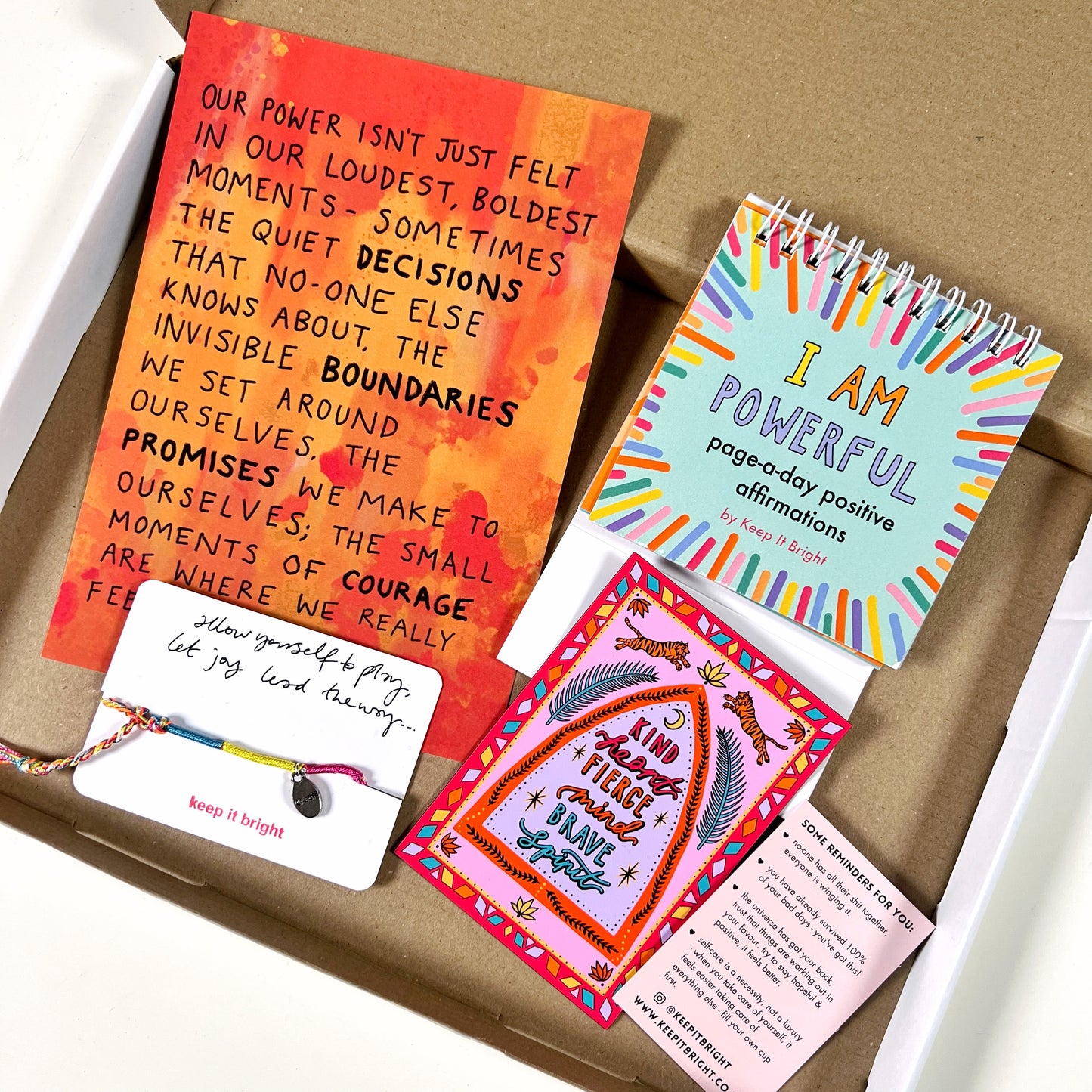 £25 positivity mystery box