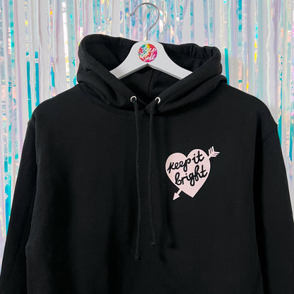 filling my heart with joy hoodie - black