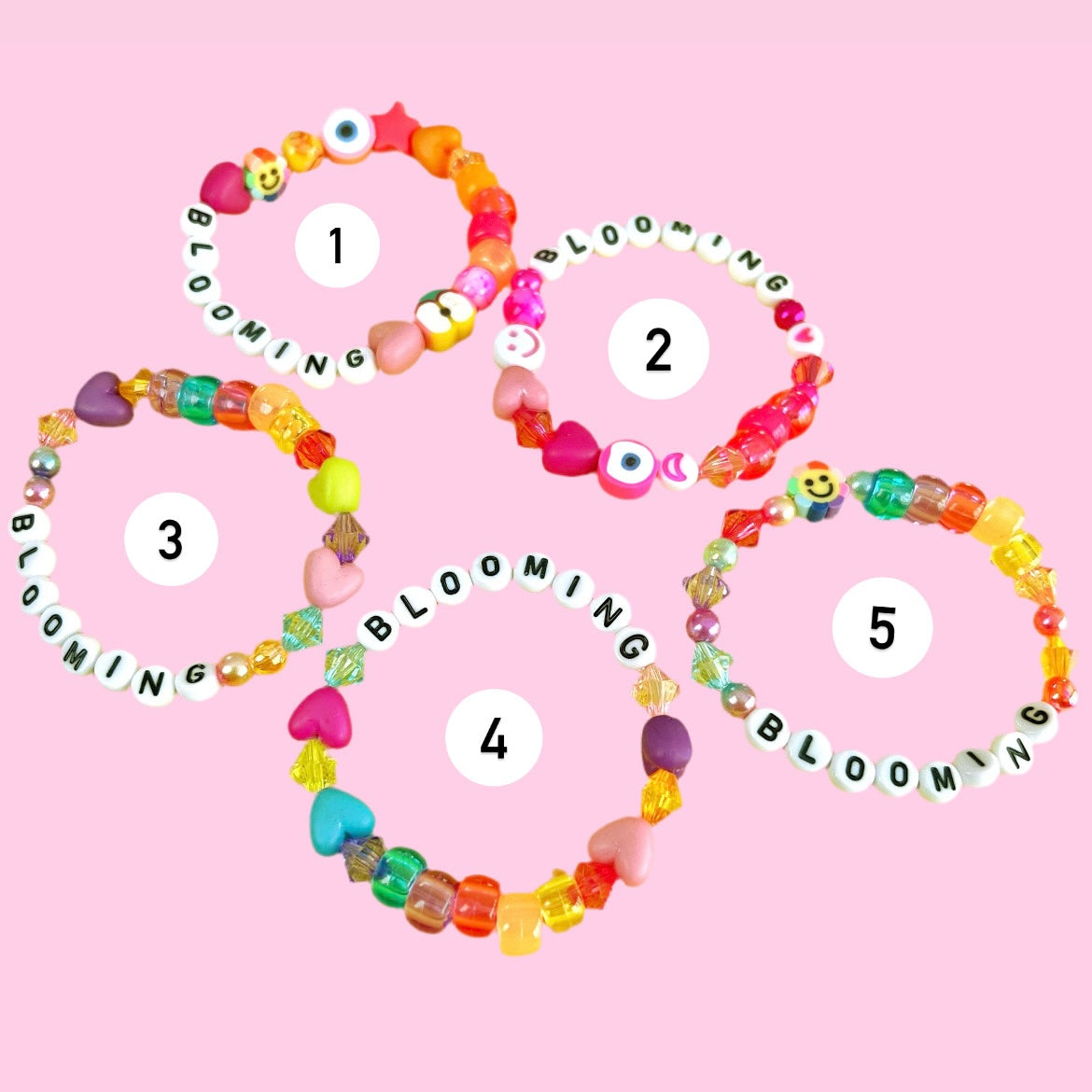 blooming pick'n'mix bracelets