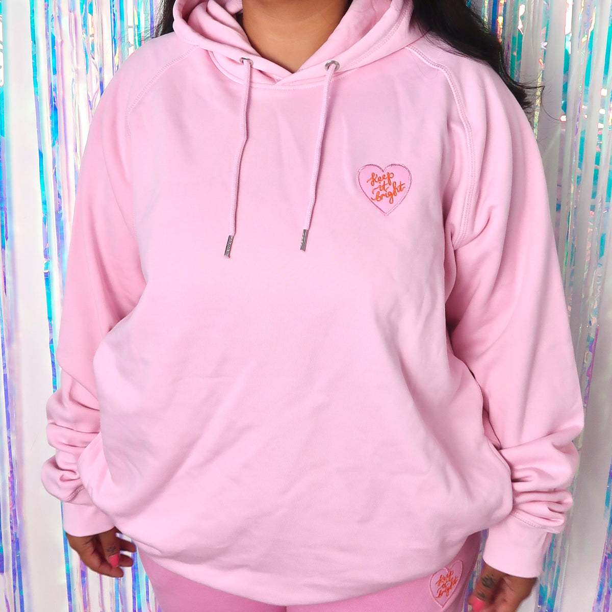 keep it bright hoodie - pink