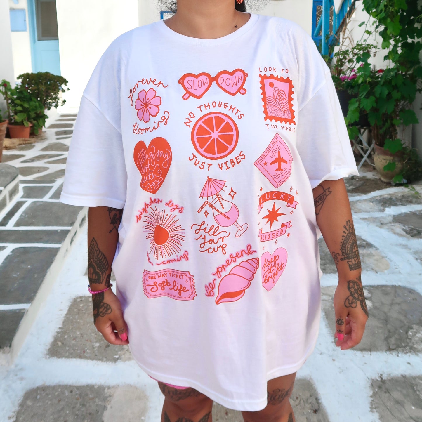 brighter days t-shirt - white