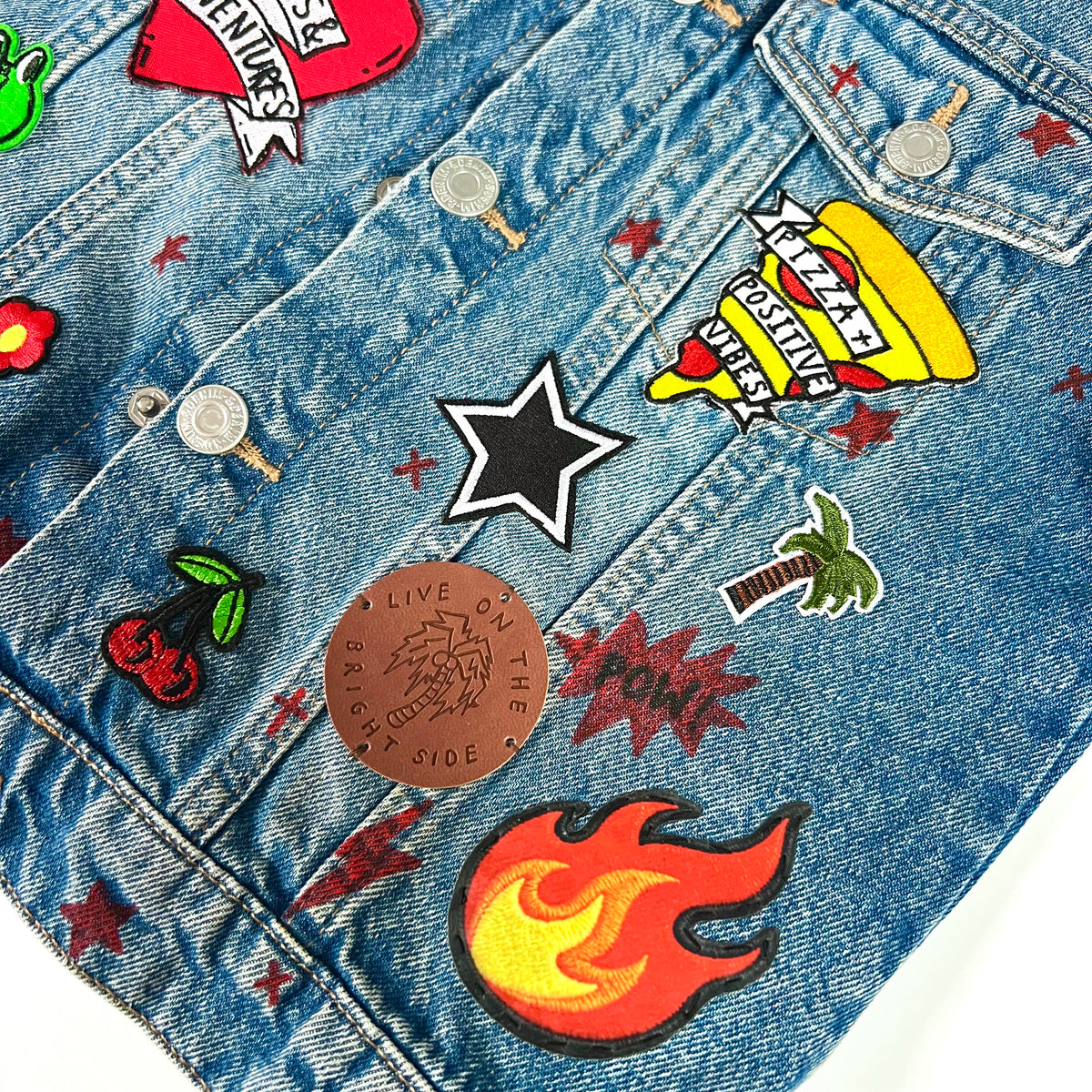 ‘rockstar’ kids denim jacket
