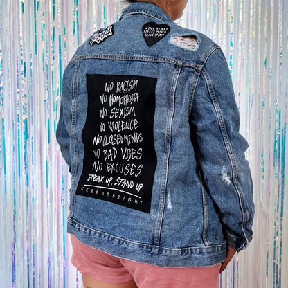 the ‘punk’ denim jacket