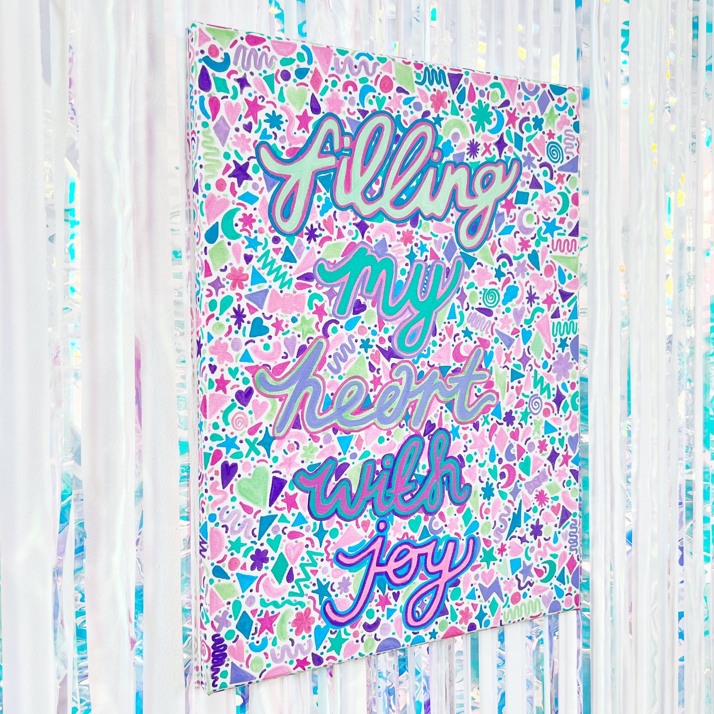 filling my heart with joy canvas