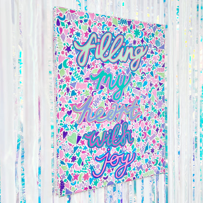 filling my heart with joy canvas