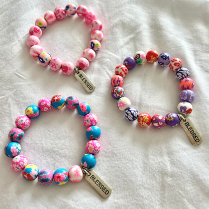 blessed floral bracelets