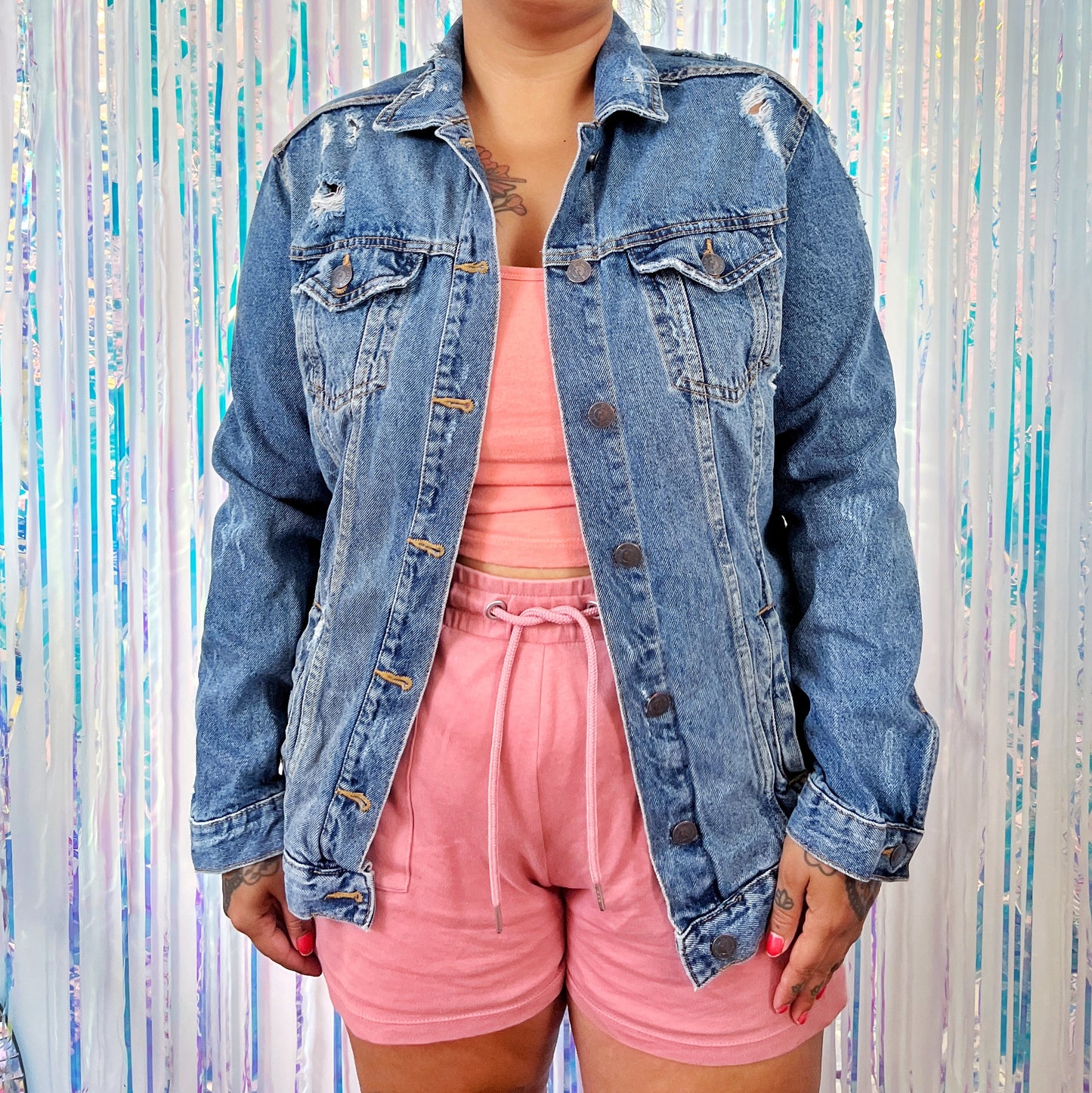 the ‘punk’ denim jacket
