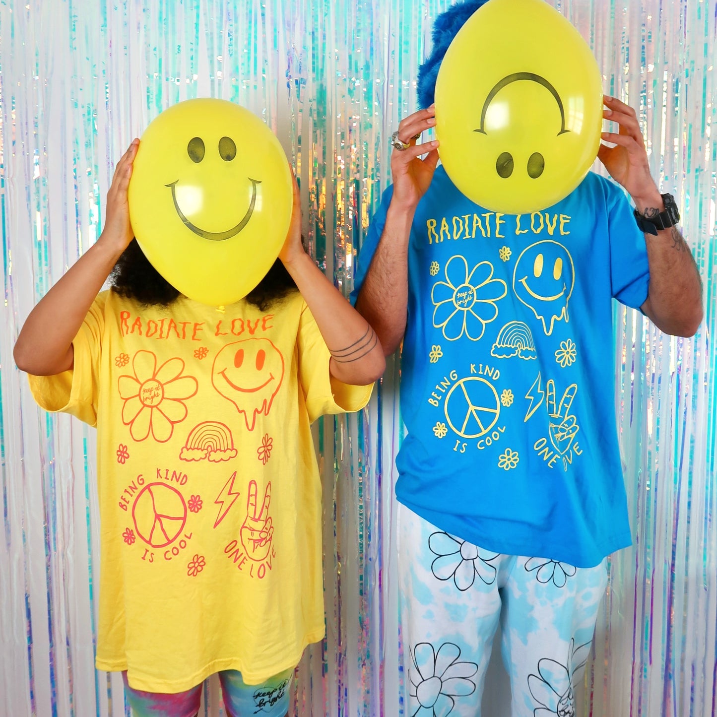 hippie heart t-shirts | 4 colours