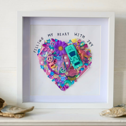 neon light daydream - framed art