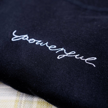 powerful embroidered sweatshirt | 4 colours