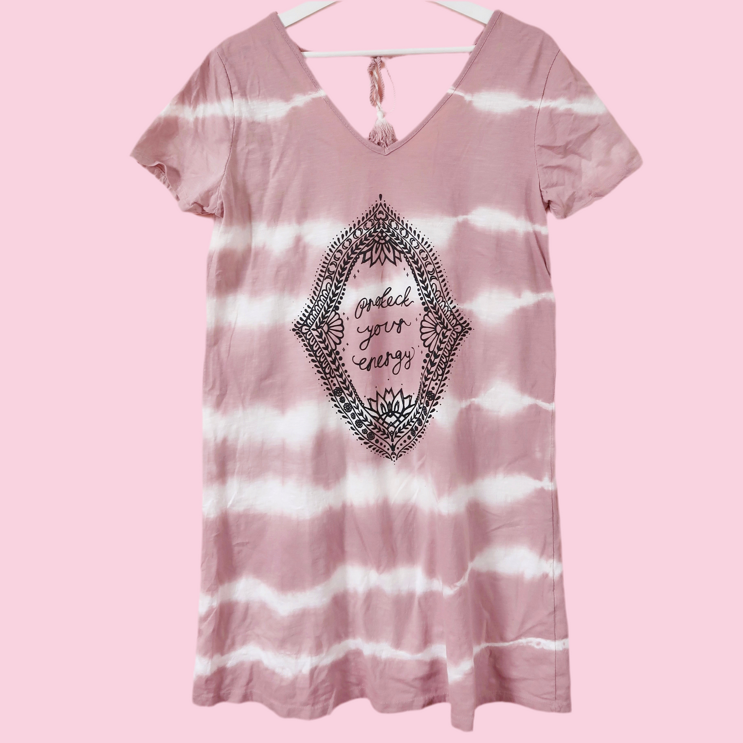 protect your energy tie dye dress